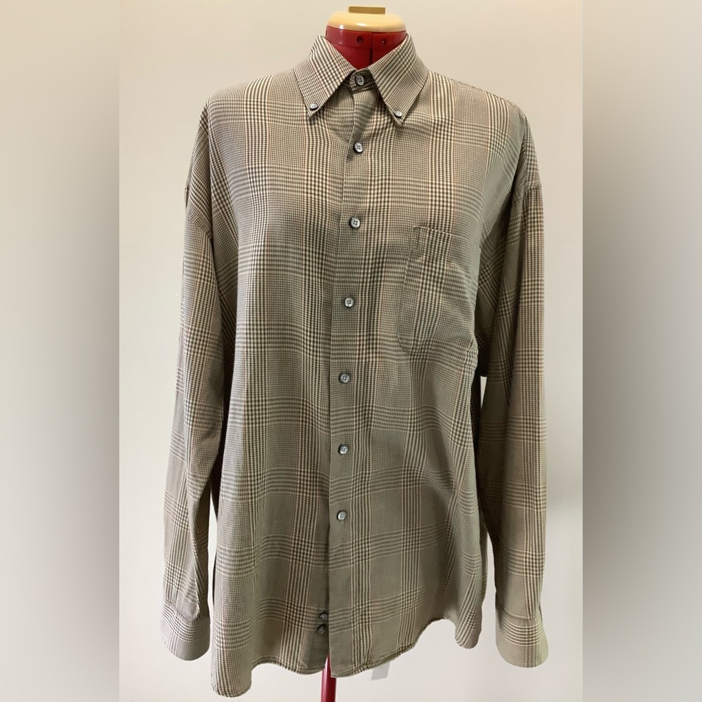 Viyella Cotton/Wool blend button down shirt Sz.L /XL